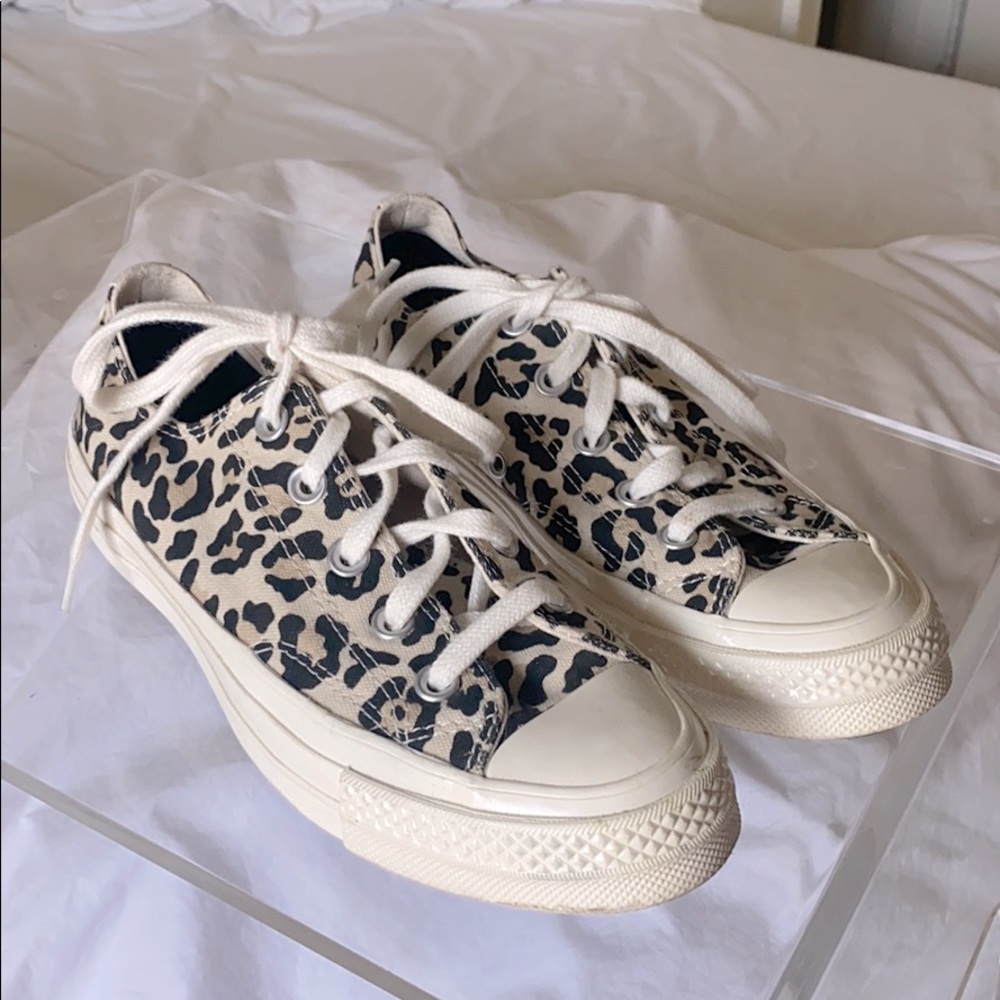 Leopard Converse Sneakers